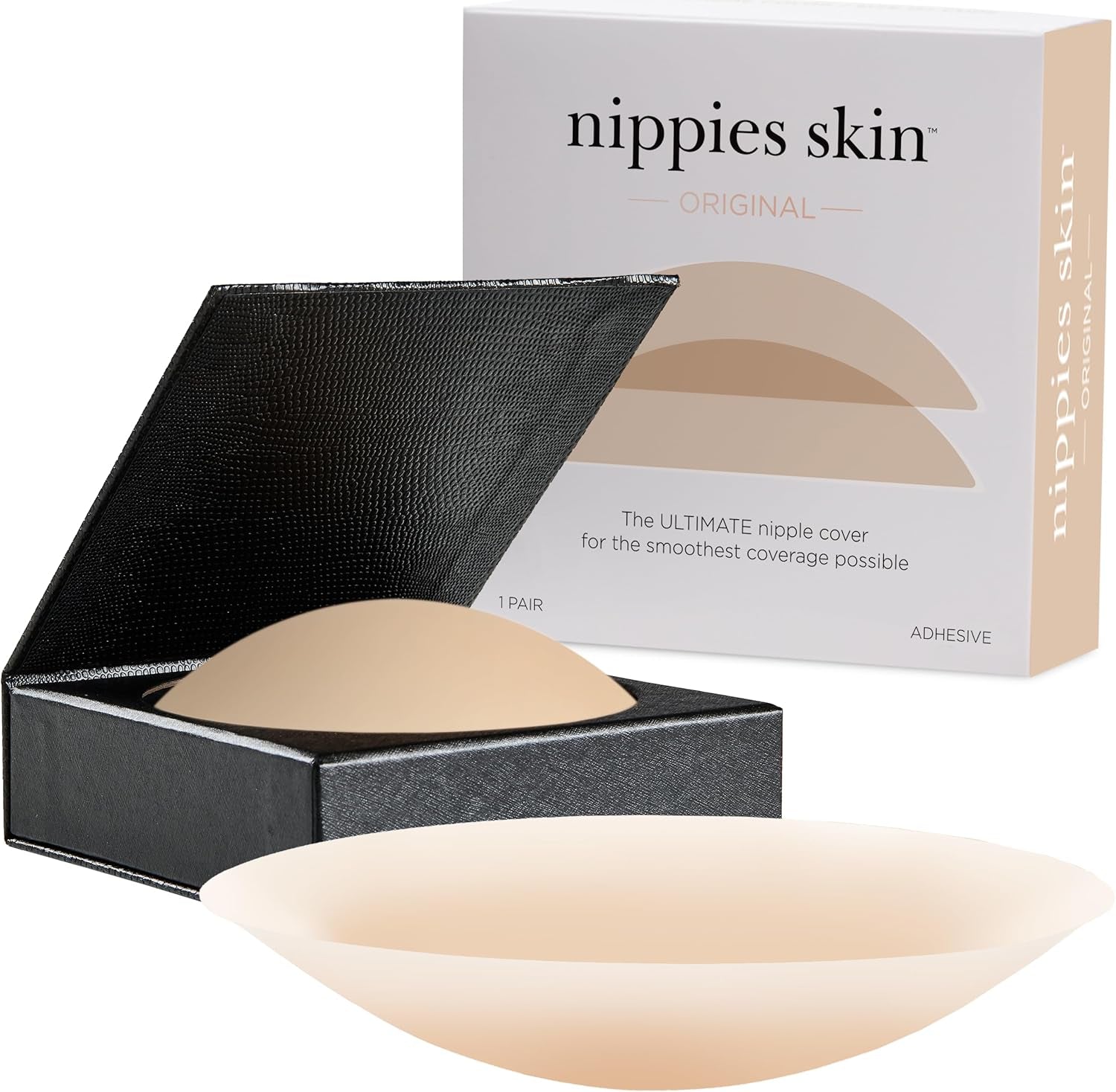 Reusable Silicone Nipple Covers – Adhesive Pasties for Women with Travel Case