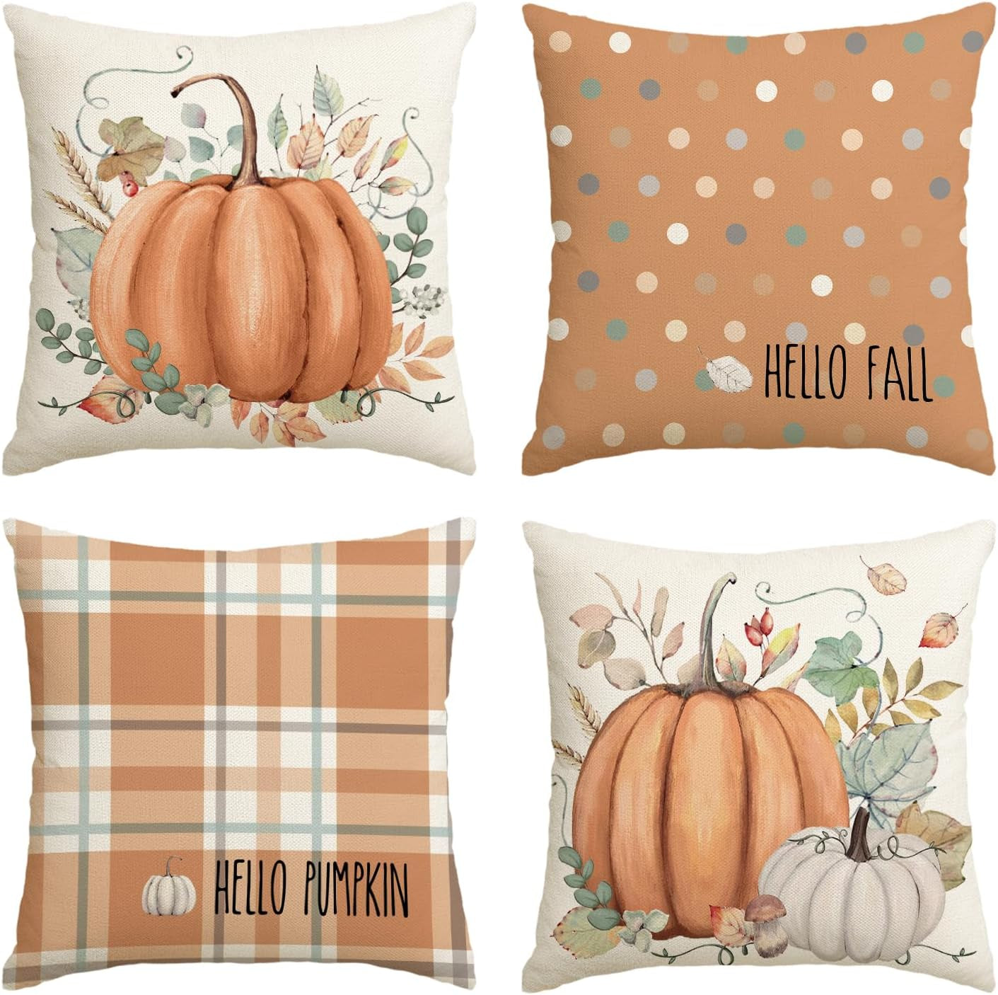 Fundas de almohadas decorativas de otoño: decoración acogedora para el hogar según la temporada 