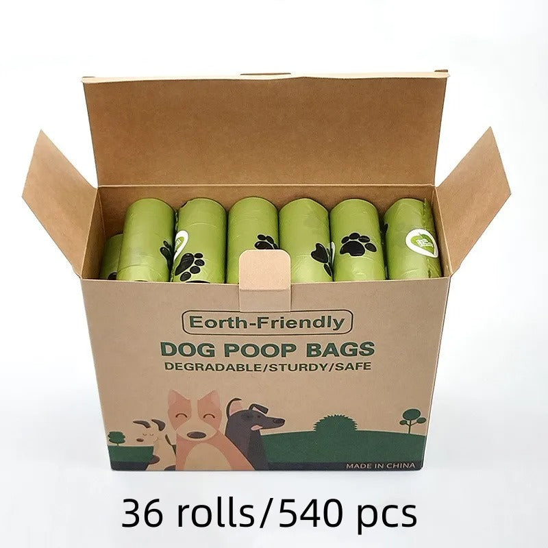 Biodegradable Dog Poop Bags – Scented Eco-Friendly Waste Bags with Dispenser