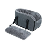 Asiento de seguridad portátil para mascotas en el automóvil: cama de viaje con control central para perros y gatos pequeños