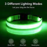 USB Rechargeable LED Dog Collar – Adjustable Flashing Night Light for All Sizes