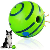 Pelota de juguete para perros Wobble Wag: entrenamiento de agilidad interactivo para jugar en interiores y exteriores