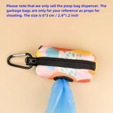 Soporte abstracto para bolsas de excrementos de mascotas: dispensador elegante y práctico