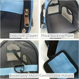 Portable Dog Cat Carrier Bag - Breathable Mesh Pet Travel Bag for Small Dogs and Cats