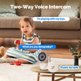 Tuya WiFi Indoor Security Camera – 4MP HD, Pan/Tilt, Night Vision & Motion Detection