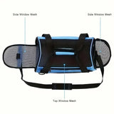 Portable Dog Cat Carrier Bag - Breathable Mesh Pet Travel Bag for Small Dogs and Cats