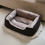 Cozy Pet Bed – Cushioned Basket for Cats & Small Dogs