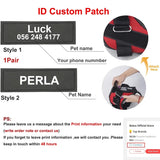 Personalized Reflective Dog Harness – Adjustable Vest with Custom Patch for All Breeds