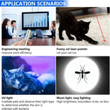 Interactive Cat Laser Pointer – USB Rechargeable Pet Toy with 3 Adjustable Patterns