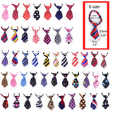 10 pajaritas para mascotas: corbatas de colores sólidos para perros y gatos pequeños