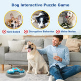 Rompecabezas interactivo para perros de 2 capas: comedero lento y dispensador de alimentos que aumenta el coeficiente intelectual