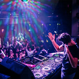 Luz estroboscópica de 7 colores activada por sonido: bola de discoteca con control remoto para fiestas y eventos