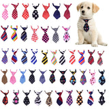 10 pajaritas para mascotas: corbatas de colores sólidos para perros y gatos pequeños