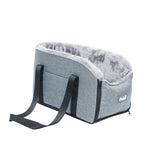 Asiento de seguridad portátil para mascotas en el automóvil: cama de viaje con control central para perros y gatos pequeños