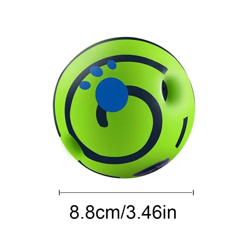 Pelota de juguete para perros Wobble Wag: entrenamiento de agilidad interactivo para jugar en interiores y exteriores