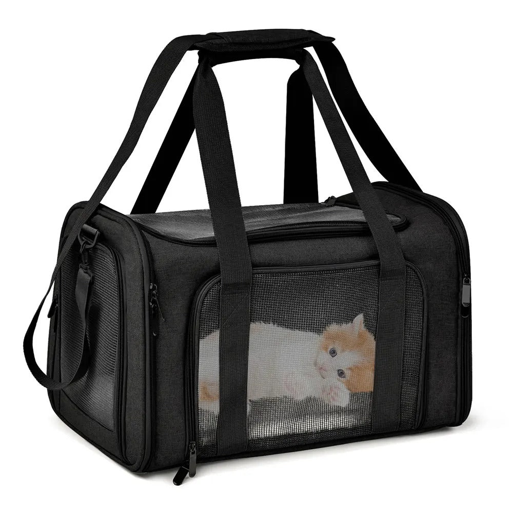 Airline-Approved Pet Carrier Backpack – Soft-Sided Travel Bag for Small Dogs & Cats