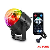 Luz estroboscópica de 7 colores activada por sonido: bola de discoteca con control remoto para fiestas y eventos