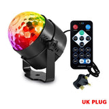 Luz estroboscópica de 7 colores activada por sonido: bola de discoteca con control remoto para fiestas y eventos