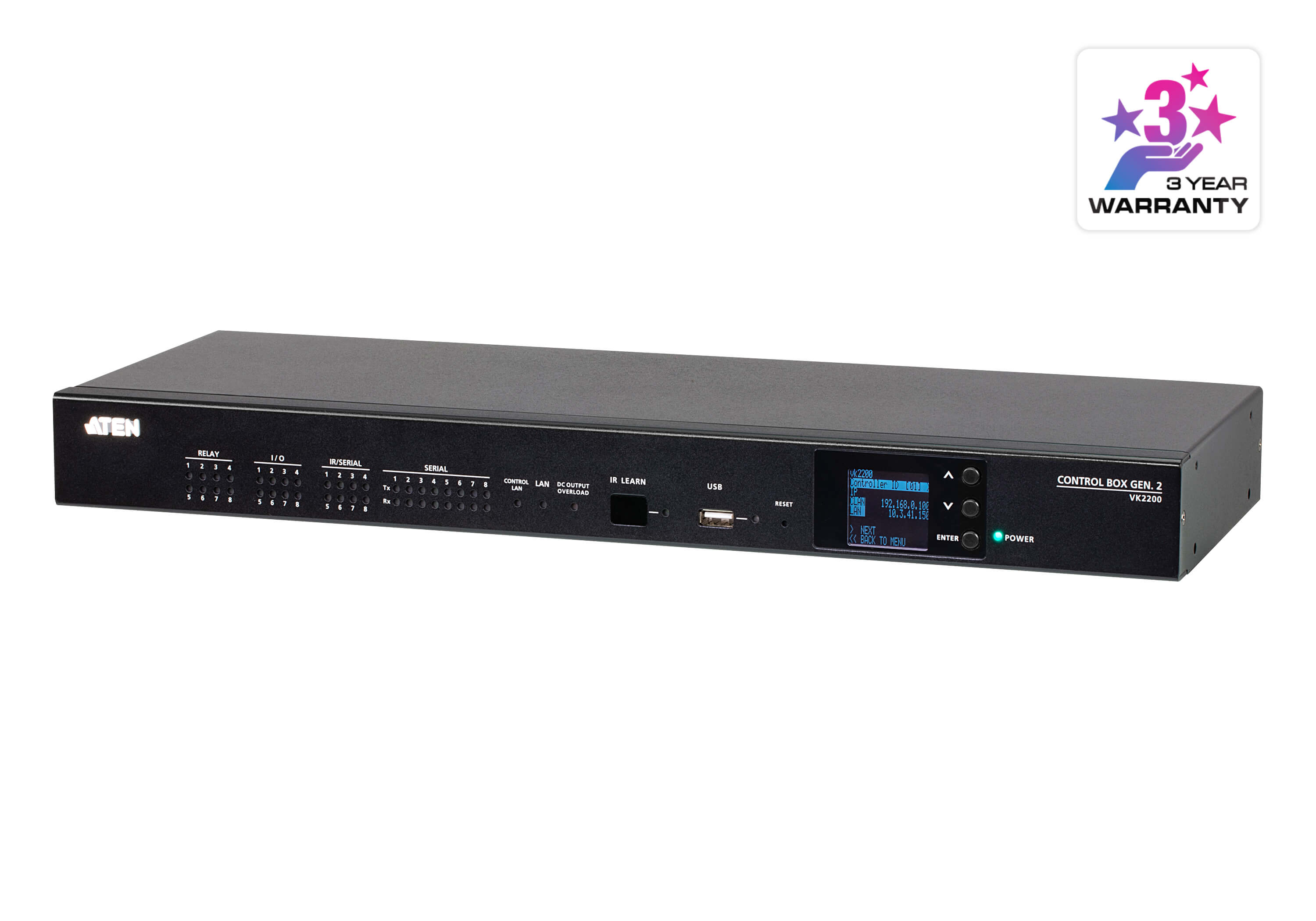 High-Performance Control Box with Dual LAN for Secure AV and IT Systems