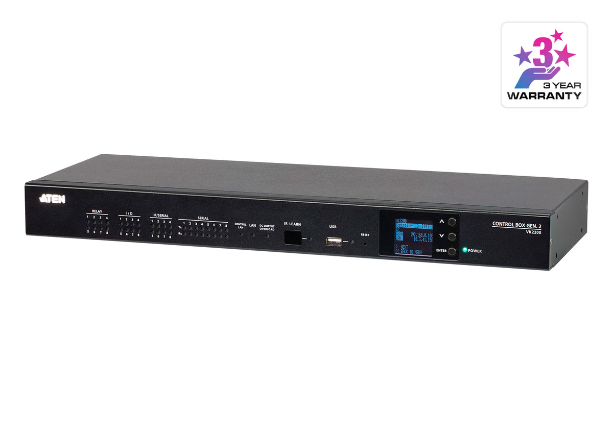 High-Performance Control Box with Dual LAN for Secure AV and IT Systems